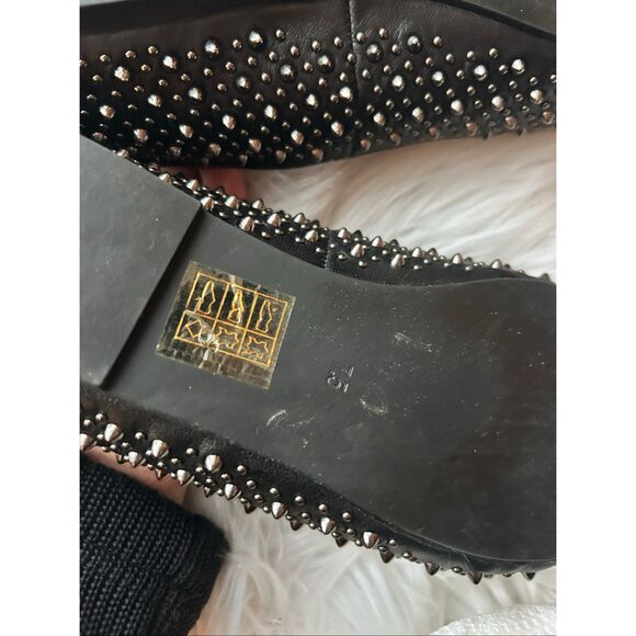 Jeffrey Campbell Martini Black Studded Spiked Flats Ibiza Last Women's Size 7.5 - Picture 5 of 7